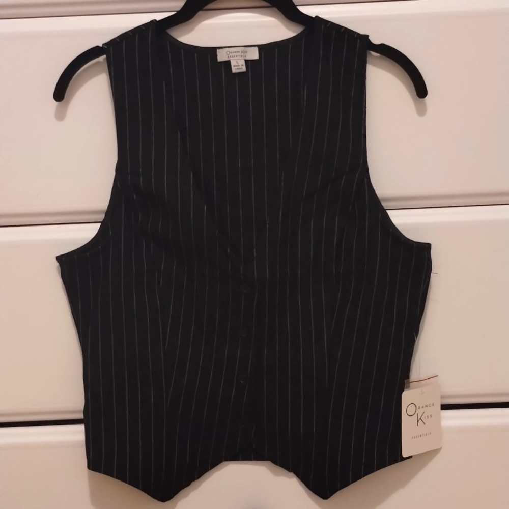 Dress vest, Large, brand new